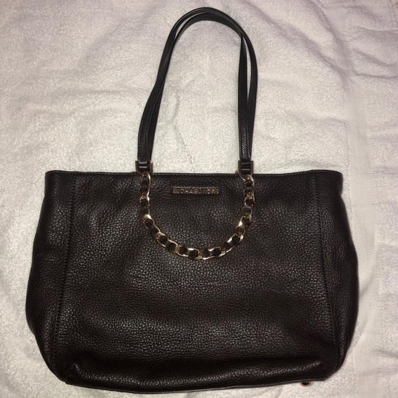 Michael Kors Handbags - Michael Kors brown leather tote bag